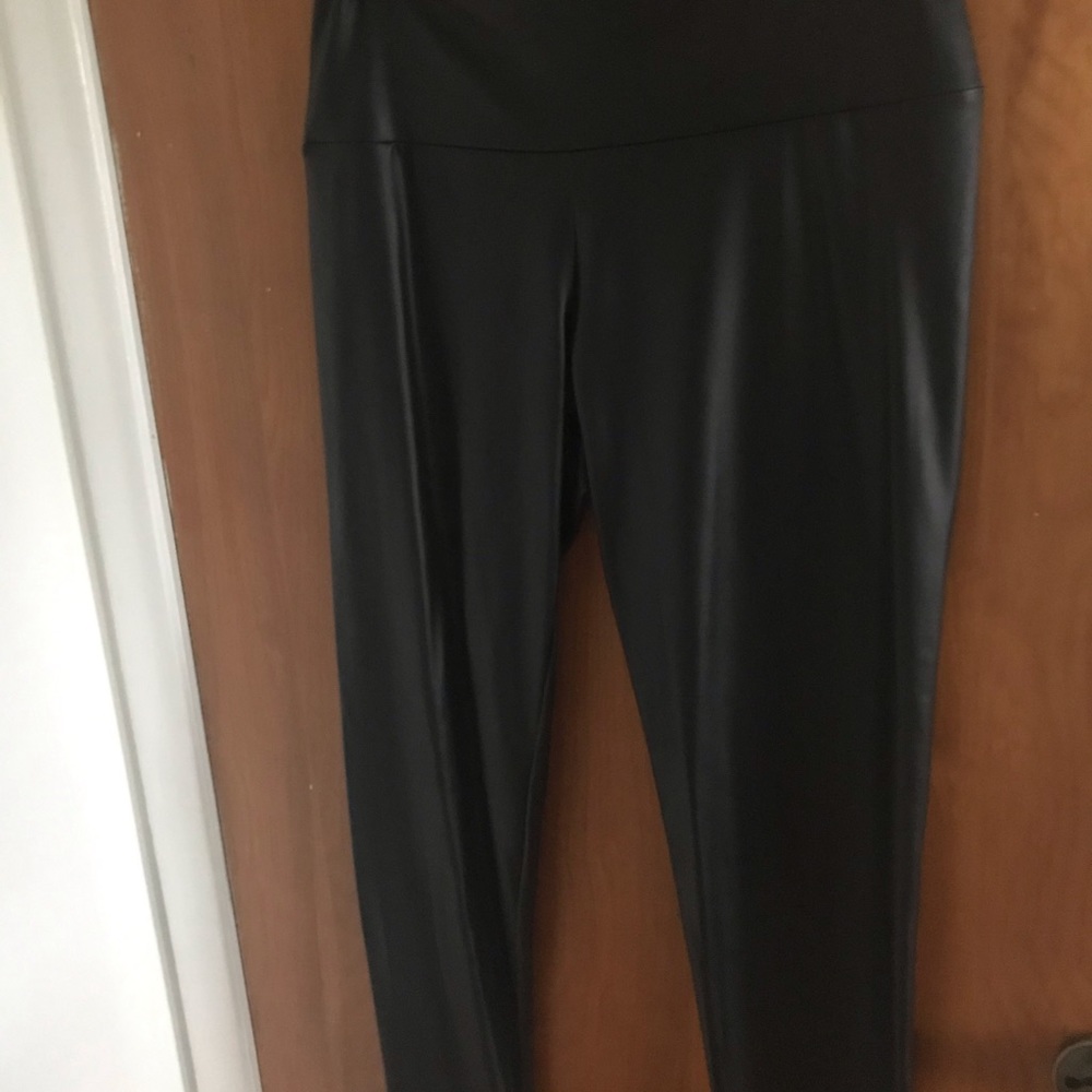 Faux leather leggings